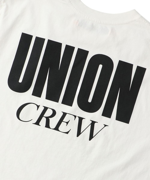 UNION(UNION TOKYO)(ユニオン)の「UNION TOKYO U CREW TEE ユニオントーキョー Tシャツ(Tシャツ/カットソー・メンズ・ブラック/ホワイト・L/M/S/XXL/XL)」の9枚目の写真