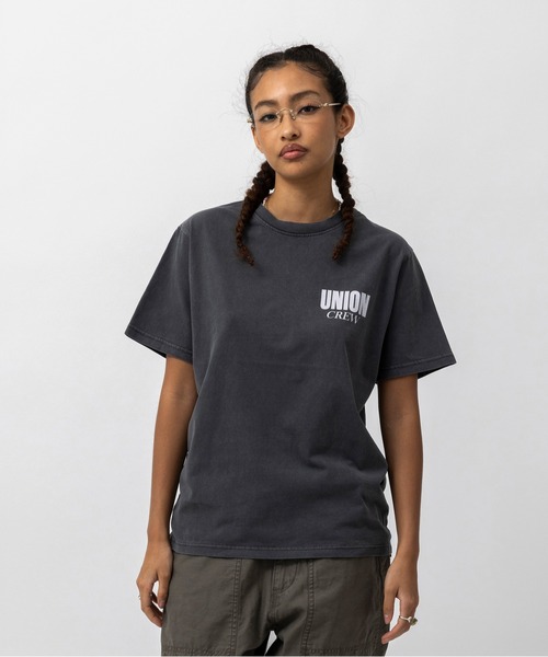 UNION(UNION TOKYO)(ユニオン)の「UNION TOKYO U CREW TEE ユニオントーキョー Tシャツ(Tシャツ/カットソー・メンズ・ブラック/ホワイト・L/M/S/XXL/XL)」の4枚目の写真