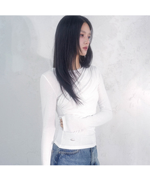 ブリエ ショーリングドレープTシャツ_4カラーズ