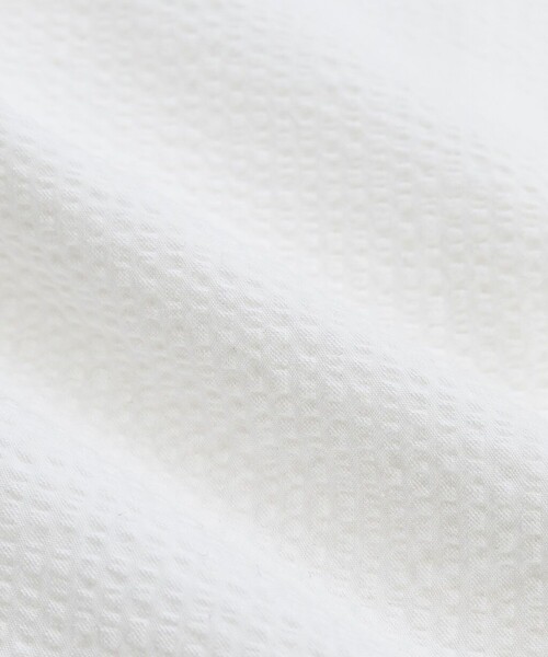 BROOKS BROTHERS(ブルックスブラザーズ)の「◆オンラインストア限定◆ コットン ビッグGFロゴ シアサッカー ショートスリーブ カジュアルシャツ Traditional Fit(シャツ/ブラウス・メンズ・ホワイト/ベージュ・LARGE/MEDIUM/SMALL)」の5枚目の写真