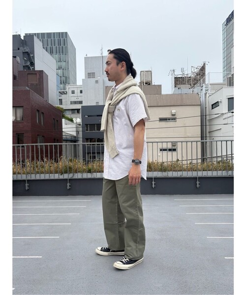 BROOKS BROTHERS(ブルックスブラザーズ)の「◆オンラインストア限定◆ コットン ビッグGFロゴ シアサッカー ショートスリーブ カジュアルシャツ Traditional Fit(シャツ/ブラウス・メンズ・ホワイト/ベージュ・LARGE/MEDIUM/SMALL/X-LARGE)」の11枚目の写真
