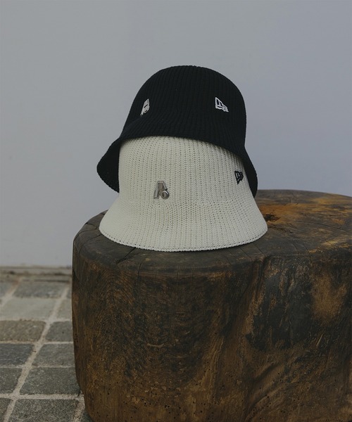 NEW ERA(ニューエラ)の「NEW ERA × Ameri KNIT BUCKET HAT(ハット・レディース・アイボリー/ブラック・FREE)」の10枚目の写真