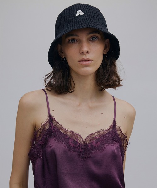NEW ERA(ニューエラ)の「NEW ERA × Ameri KNIT BUCKET HAT(ハット・レディース・アイボリー/ブラック・FREE)」の3枚目の写真