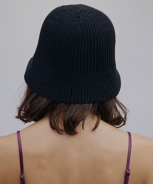 NEW ERA(ニューエラ)の「NEW ERA × Ameri KNIT BUCKET HAT(ハット・レディース・アイボリー/ブラック・FREE)」の5枚目の写真