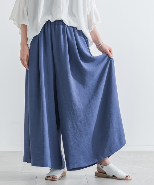 n'OrLABEL（ノアールレーベル）の「【冷感】とろみガウチョパンツ（その他パンツ・レディース・ブラック/ライトベージュ/テラコッタ/ブルー・FREE）」の18枚目の写真