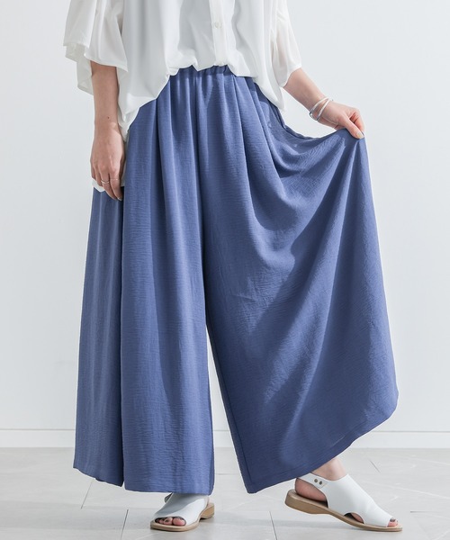 n'OrLABEL（ノアールレーベル）の「【冷感】とろみガウチョパンツ（その他パンツ・レディース・ブラック/ライトベージュ/テラコッタ/ブルー・FREE）」の20枚目の写真