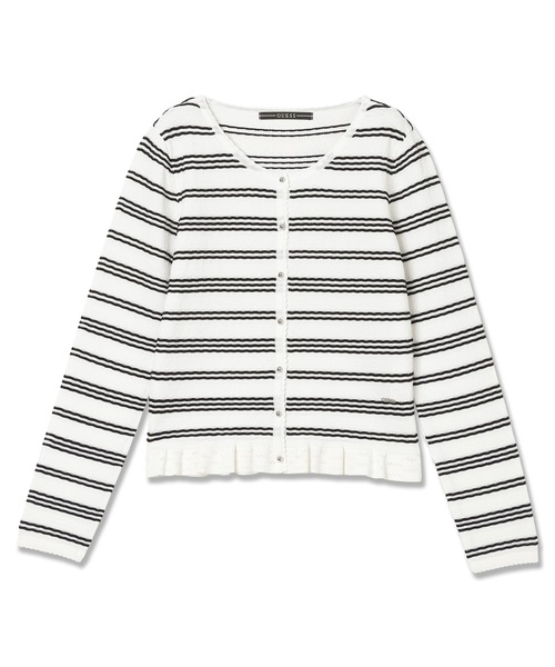 【ベージュ(F1AX)】GUESS ロングカーディガン (W)Beniko Boucle Midi Cardigan カーディガン/ボレロ | GUESS(ゲス) JAPAN 公式オンラインストア