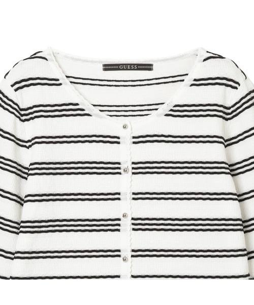 Guess(ゲス)の「LADIES' Sweater L/Slv Button-Up Cardiganカーディガン(カーディガン/ボレロ・レディース・ホワイト・MEDIUM/X-SMALL/SMALL)」の6枚目の写真