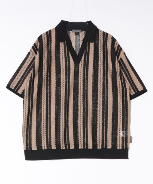 Eddie Bauer（エディーバウアー）の「オープン ジョニー Tシャツ（ポロシャツ・レディース・オフホワイト/ライトブルー/ベージュ・S/M/L）」の16枚目の写真