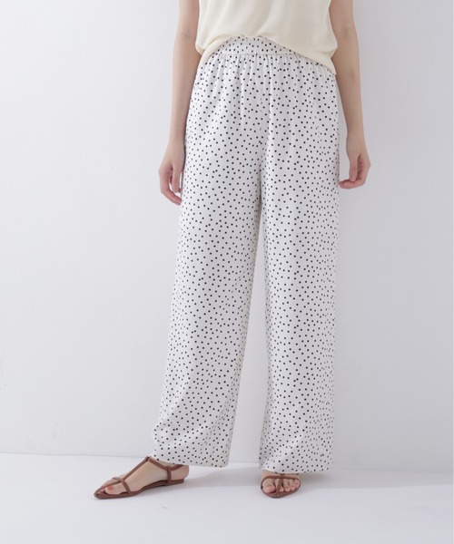 NATURAL BEAUTY BASIC(ナチュラルビューティーベーシック)の「ドットイージーパンツ(その他パンツ・レディース・ブラック系その他2/ホワイト系その他・フリ-)」の13枚目の写真