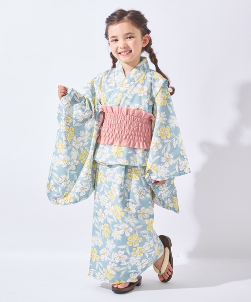 ever closet｜エバークローゼット（キッズ）の浴衣（グリーン・カーキ