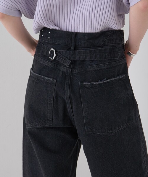 upperhights(アッパーハイツ)の「【upper hights/アッパーハイツ】THE LIAM SHORT デニム/ショートパンツ/ハーフパンツ/洗濯機洗い可/日本製(デニムパンツ・レディース・ブラック/ブルー・25/24/23)」の21枚目の写真