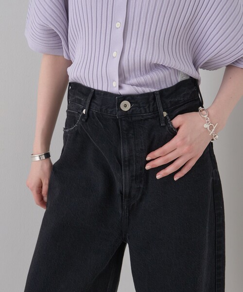 upperhights(アッパーハイツ)の「【upper hights/アッパーハイツ】THE LIAM SHORT デニム/ショートパンツ/ハーフパンツ/洗濯機洗い可/日本製(デニムパンツ・レディース・ブラック/ブルー・25/24/23)」の22枚目の写真