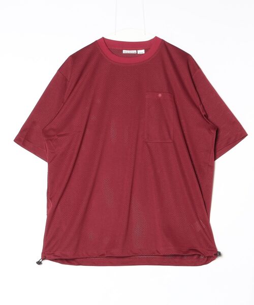 BURLAP OUTFITTER(バーラップアウトフィッター)の「MESH POCKET TEE / メッシュ ポケット ティー(Tシャツ/カットソー・メンズ・ブラック/バーガンディー/アッシュグレー/ホワイト・LARGE/X-LARGE/MEDIUM/SMALL)」の6枚目の写真