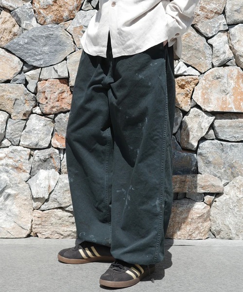 ANACHRONORM】DIRTWORK WIDE CHINO TROUSERS（チノパンツ
