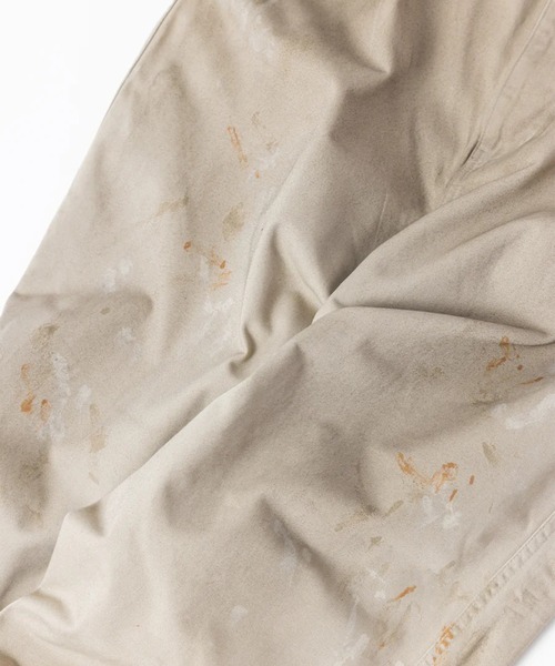 Anachronorm（アナクロノーム）の「【ANACHRONORM】DIRTWORK WIDE CHINO TROUSERS（チノパンツ・メンズ・ベージュ/グリーン・2/3）」の9枚目の写真