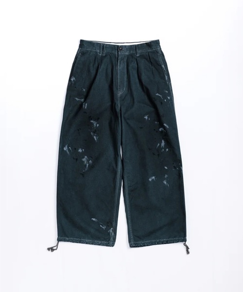 Anachronorm（アナクロノーム）の「【ANACHRONORM】DIRTWORK WIDE CHINO TROUSERS（チノパンツ・メンズ・ベージュ/グリーン・2/3）」の18枚目の写真