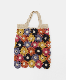 MacMahon Knitting Mills（マクマホン ニッティング ミルズ）の「MacMahon Knitting Mills / マクマホンニッティングミルズ Flower Chain Tote Bag（ショルダーバッグ）」