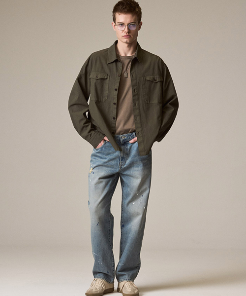 RISE&BELOW（ライズアンドビロー）の「ユーティリティオーバーシャツ SUMMER GABARDINE OLIVE（シャツ/ブラウス・メンズ・その他・LARGE/X-LARGE）」の8枚目の写真