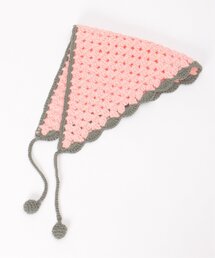 VENCEEXCHANGE | バイカラーニットバブーシュカ(ニットキャップ/ビーニー)