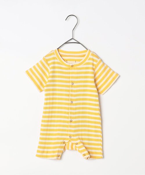 p.premier(ピードットプルミエ)の「選べる2タイプイロチ買いしたい前あきロンパース リンク(ロンパース・キッズ・ダークグリーン/ブラウン/グリーン/レッド/ラベンダー/イエロー・70/80)」の5枚目の写真