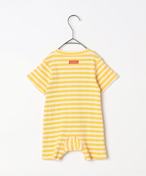 p.premier(ピードットプルミエ)の「選べる2タイプイロチ買いしたい前あきロンパース リンク(ロンパース・キッズ・ダークグリーン/ブラウン/グリーン/レッド/ラベンダー/イエロー・70/80)」の16枚目の写真