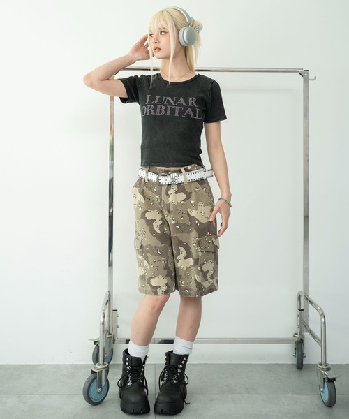 WEGO(ウィゴー)の「WEGO/グラフィックリブT(Tシャツ/カットソー・レディース・その他2/その他1/その他3・FREE)」の6枚目の写真