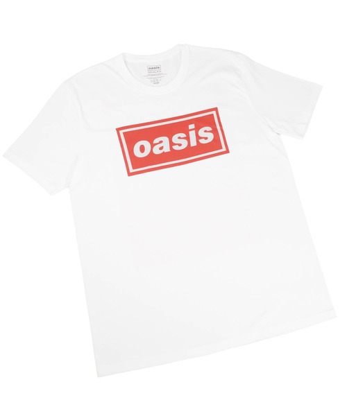 ROCK-OFF(ロックオフ)の「【ROCK-OFF】【3】OASIS MAY BE AAA 2 BOX LOGO T-SHIRTS(Tシャツ/カットソー・メンズ・ホワイト・MEDIUM/LARGE)」の1枚目の写真