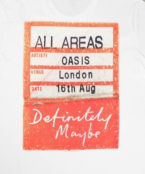 ROCK-OFF(ロックオフ)の「【ROCK-OFF】【3】OASIS MAY BE AAA 2 BOX LOGO T-SHIRTS(Tシャツ/カットソー・メンズ・ホワイト・MEDIUM/LARGE)」の2枚目の写真