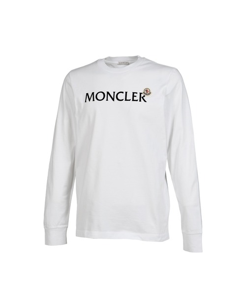 MONCLER(モンクレール)の「LOGO L/S T-SHIRTS(Tシャツ/カットソー・メンズ・ホワイト・X-LARGE)」の1枚目の写真