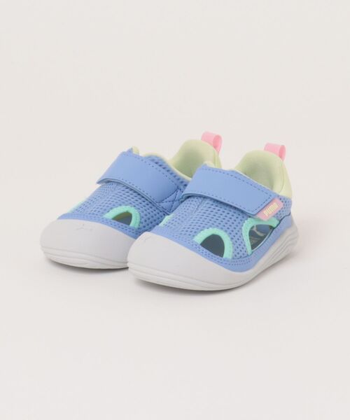 PUMA（プーマ）の「PUMA プーマ KITTEN SUMMER V INF【ギフトボックス仕様】ベビーサンダル 子供靴(キッテンサマーVインファント)（サンダル・キッズ・ブラック/ネイビー/ピンク/パープル系その他・13.0cm/14.0cm/15.0cm/16.0cm）」の3枚目の写真