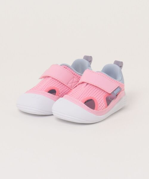 PUMA（プーマ）の「PUMA プーマ KITTEN SUMMER V INF【ギフトボックス仕様】ベビーサンダル 子供靴(キッテンサマーVインファント)（サンダル・キッズ・ブラック/ネイビー/ピンク/パープル系その他・13.0cm/14.0cm/15.0cm/16.0cm）」の4枚目の写真