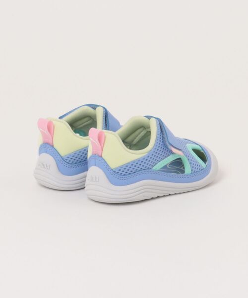 PUMA（プーマ）の「PUMA プーマ KITTEN SUMMER V INF【ギフトボックス仕様】ベビーサンダル 子供靴(キッテンサマーVインファント)（サンダル・キッズ・ブラック/ネイビー/ピンク/パープル系その他・13.0cm/14.0cm/15.0cm/16.0cm）」の5枚目の写真