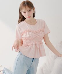 【SALON by Chico】シャーリングベアデザインT