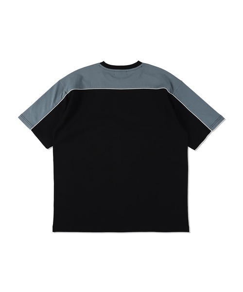 WIND AND SEA（ウィンダンシー）の「SEA Logo Piping Tee（Tシャツ/カットソー・メンズ・グリーン/ホワイト/ブラック/ブラウン・LARGE/MEDIUM/X-LARGE）」の7枚目の写真