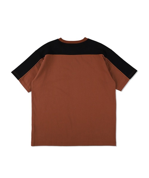 WIND AND SEA（ウィンダンシー）の「SEA Logo Piping Tee（Tシャツ/カットソー・メンズ・グリーン/ホワイト/ブラック/ブラウン・LARGE/MEDIUM/X-LARGE）」の9枚目の写真