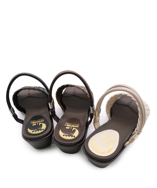 moz(モズ)の「【MOZ LAGOM】モズ アンティーク メッシュ 2wayウェッジ アンクルストラップサンダル フットベッド 4cmヒール(サンダル・レディース・ナチュラル/ブラック/ダークブラウン・M/L/LL/S)」の22枚目の写真
