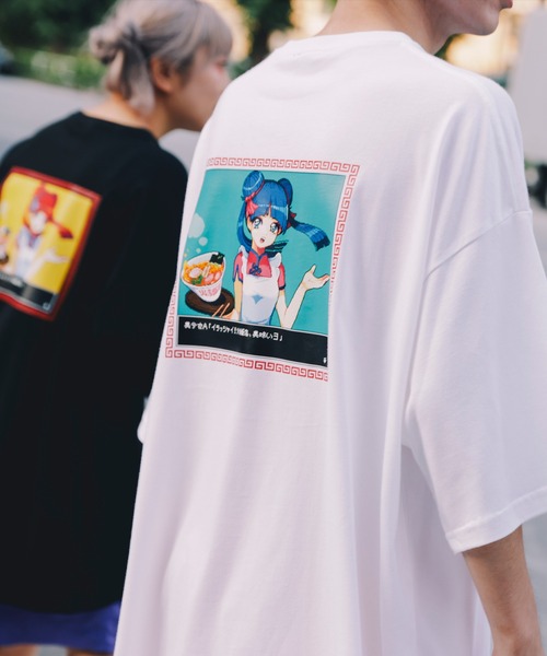 火寺企画（カジキカク）の「8bitチャイナガールTシャツ（Tシャツ/カットソー・メンズ・ホワイト/ブラック・XX-LARGE/X-LARGE）」の3枚目の写真
