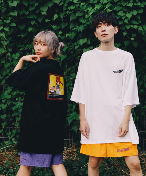 火寺企画（カジキカク）の「8bitチャイナガールTシャツ（Tシャツ/カットソー・メンズ・ホワイト/ブラック・XX-LARGE/X-LARGE）」の4枚目の写真