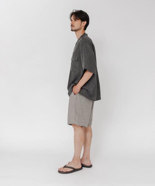 URBAN RESEARCH(アーバンリサーチ)の「CUPRO COLD DYE SHIRTS(シャツ/ブラウス・メンズ・ブラック/ベージュ・MEDIUM/LARGE)」の7枚目の写真