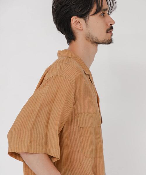 URBAN RESEARCH(アーバンリサーチ)の「CUPRO COLD DYE SHIRTS(シャツ/ブラウス・メンズ・ブラック/ベージュ・MEDIUM/LARGE)」の11枚目の写真