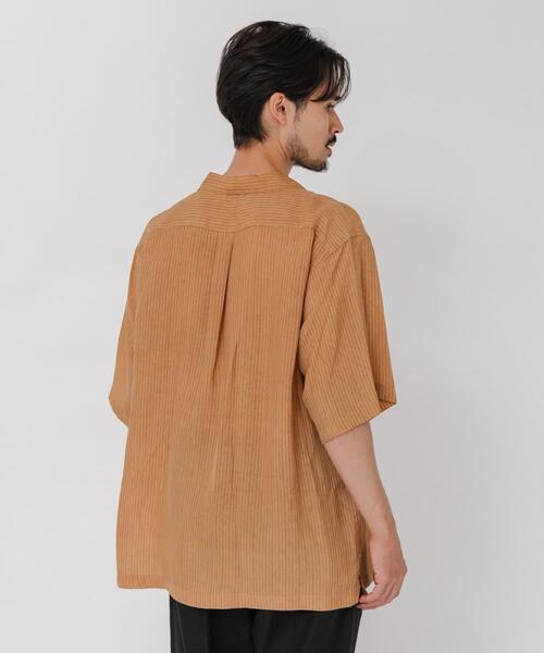 URBAN RESEARCH(アーバンリサーチ)の「CUPRO COLD DYE SHIRTS(シャツ/ブラウス・メンズ・ブラック/ベージュ・MEDIUM/LARGE)」の12枚目の写真