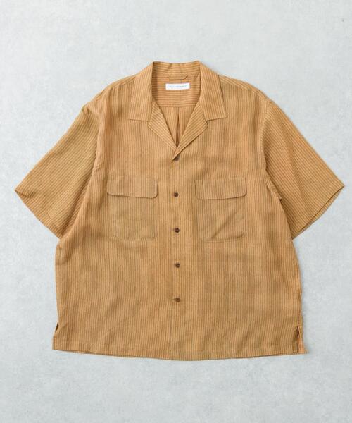 URBAN RESEARCH(アーバンリサーチ)の「CUPRO COLD DYE SHIRTS(シャツ/ブラウス・メンズ・ブラック/ベージュ・MEDIUM/LARGE)」の15枚目の写真