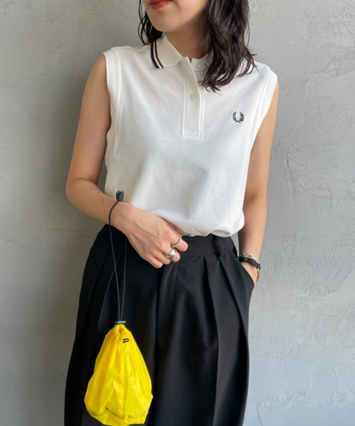 【ZOZO 予約商品】フレッドペリーツインティップライン ノースリーブポロシャツ FRED PERRY/フレッドペリー] ツインティップライン ノースリーブ