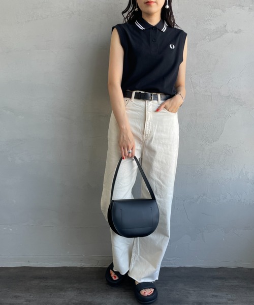 FRED PERRY/フレッドペリー] ツインティップライン ノースリーブ