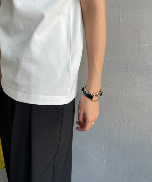 FRED PERRY/フレッドペリー] ツインティップライン ノースリーブ