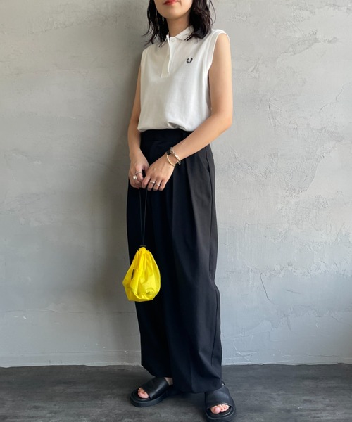 FRED PERRY/フレッドペリー] ツインティップライン ノースリーブ