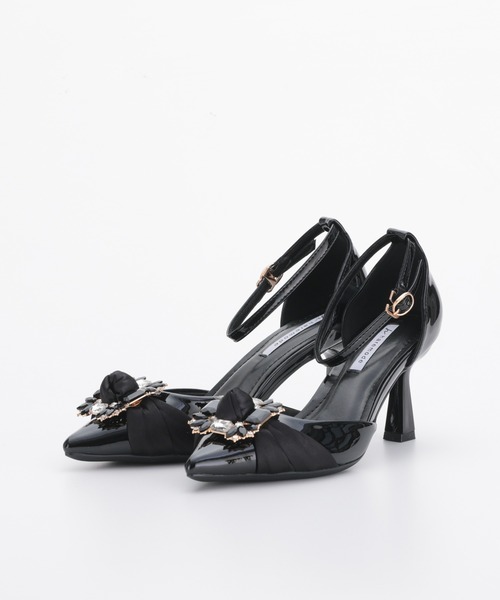 haremode（ハレモード）の「ビジューバックルパンプス（パンプス・レディース・ブラック/ベージュ/シルバー・22.5cm/23cm/23.5cm/24cm/24.5cm）」の17枚目の写真