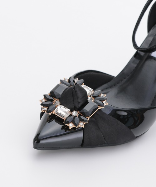 haremode（ハレモード）の「ビジューバックルパンプス（パンプス・レディース・ブラック/ベージュ/シルバー・22.5cm/23cm/23.5cm/24cm/24.5cm）」の14枚目の写真