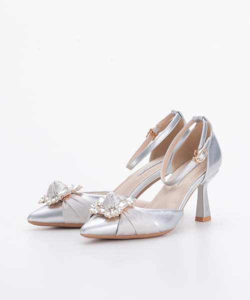 haremode（ハレモード）の「ビジューバックルパンプス（パンプス・レディース・ブラック/ベージュ/シルバー・22.5cm/23cm/23.5cm/24cm/24.5cm）」の10枚目の写真